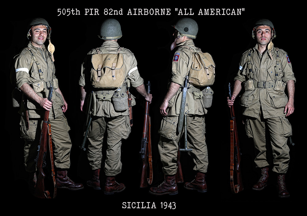 505th PIR 82nd AIRBORNE ALL AMERICAN (SICILIA 1943)