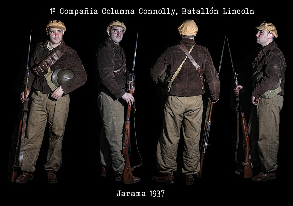 1º Compañía Columna Connolly, Batallón Lincoln (Jarama 1937)